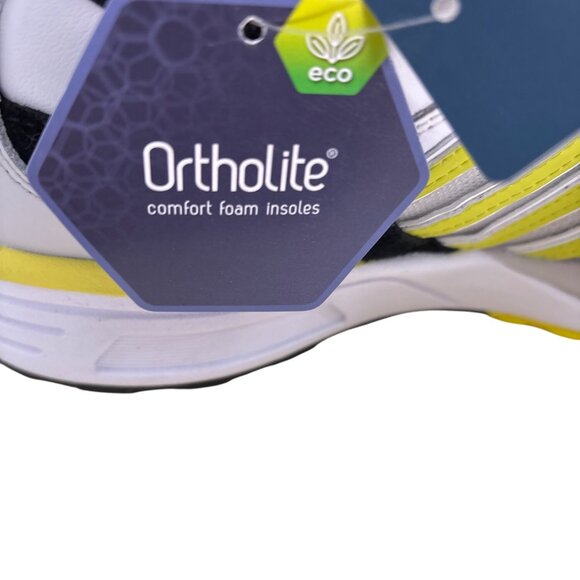 K-Swiss Yellow and White Athletic Shoes with Sporty Design - Picture 4 of 10